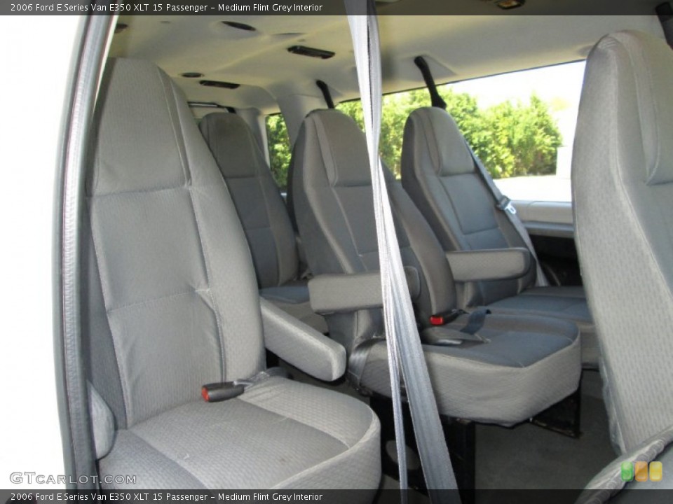 Medium Flint Grey Interior Rear Seat for the 2006 Ford E Series Van E350 XLT 15 Passenger #80566144