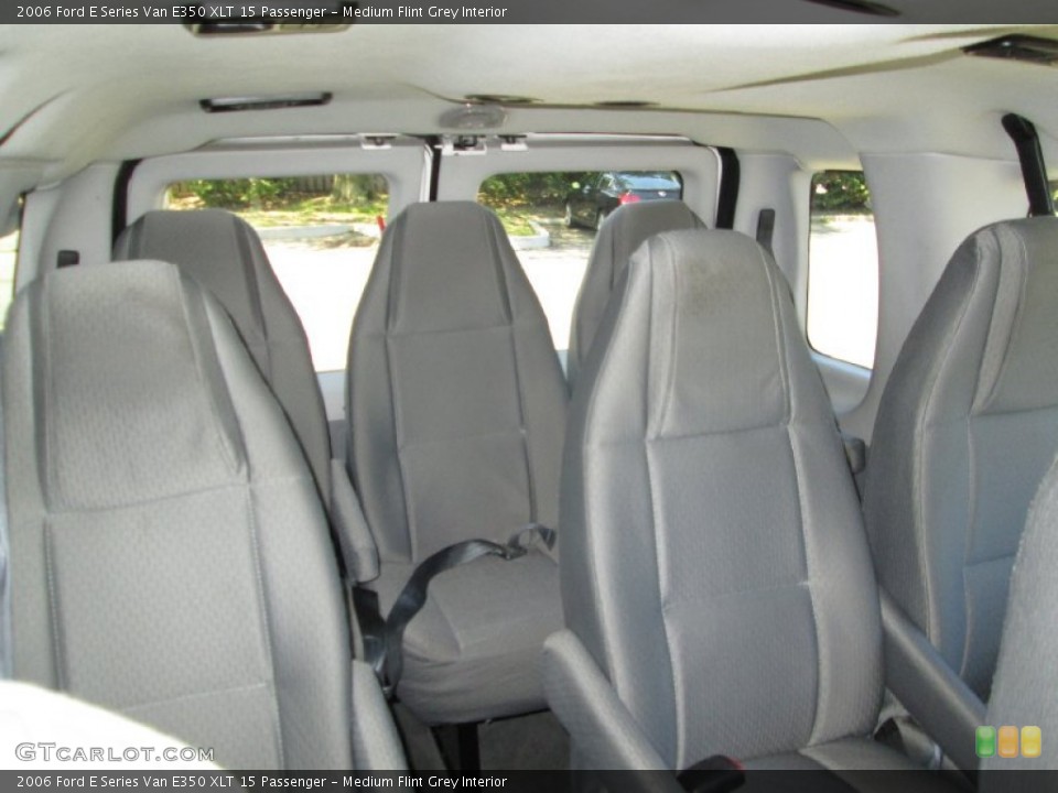 Medium Flint Grey Interior Rear Seat for the 2006 Ford E Series Van E350 XLT 15 Passenger #80566165