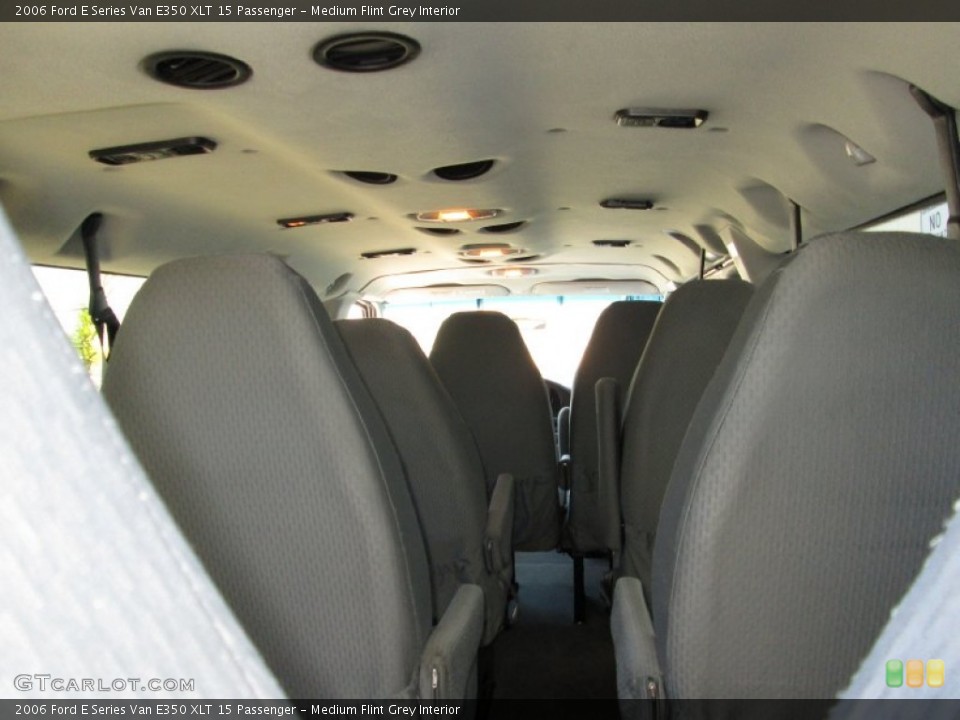 Medium Flint Grey Interior Rear Seat for the 2006 Ford E Series Van E350 XLT 15 Passenger #80566206