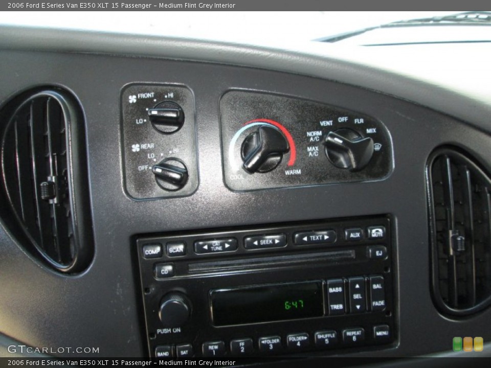 Medium Flint Grey Interior Controls for the 2006 Ford E Series Van E350 XLT 15 Passenger #80566267