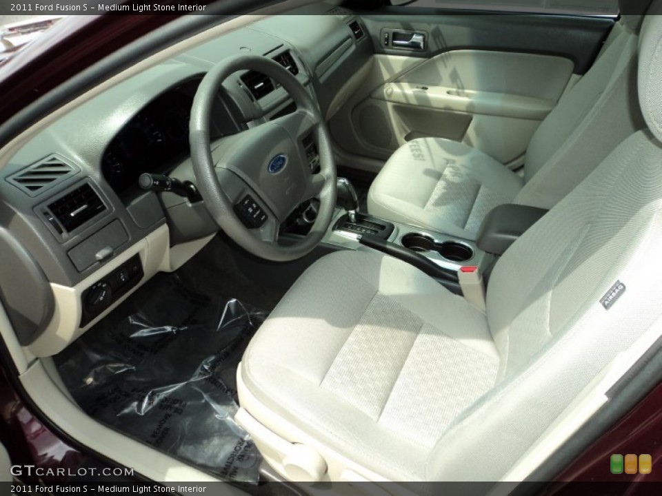 Medium Light Stone Interior Photo for the 2011 Ford Fusion S #80566274