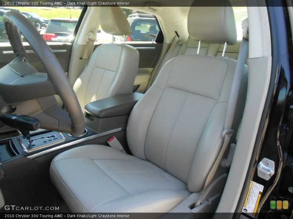 Dark Khaki/Light Graystone Interior Front Seat for the 2010 Chrysler 300 Touring AWD #80566363