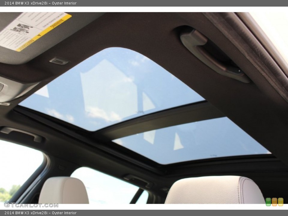 Oyster Interior Sunroof for the 2014 BMW X3 xDrive28i #80566543