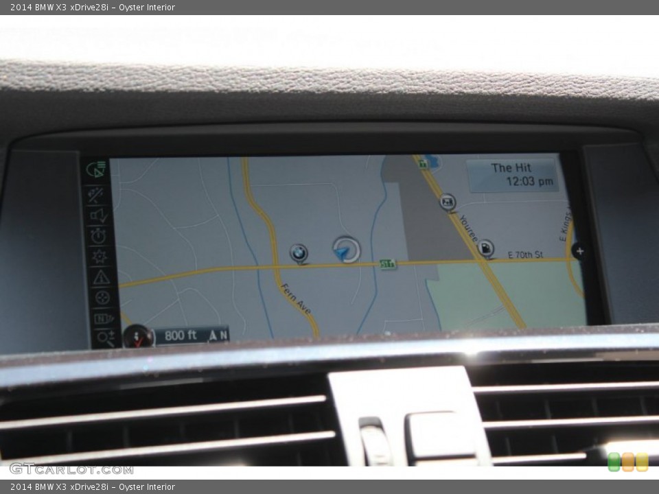 Oyster Interior Navigation for the 2014 BMW X3 xDrive28i #80566561