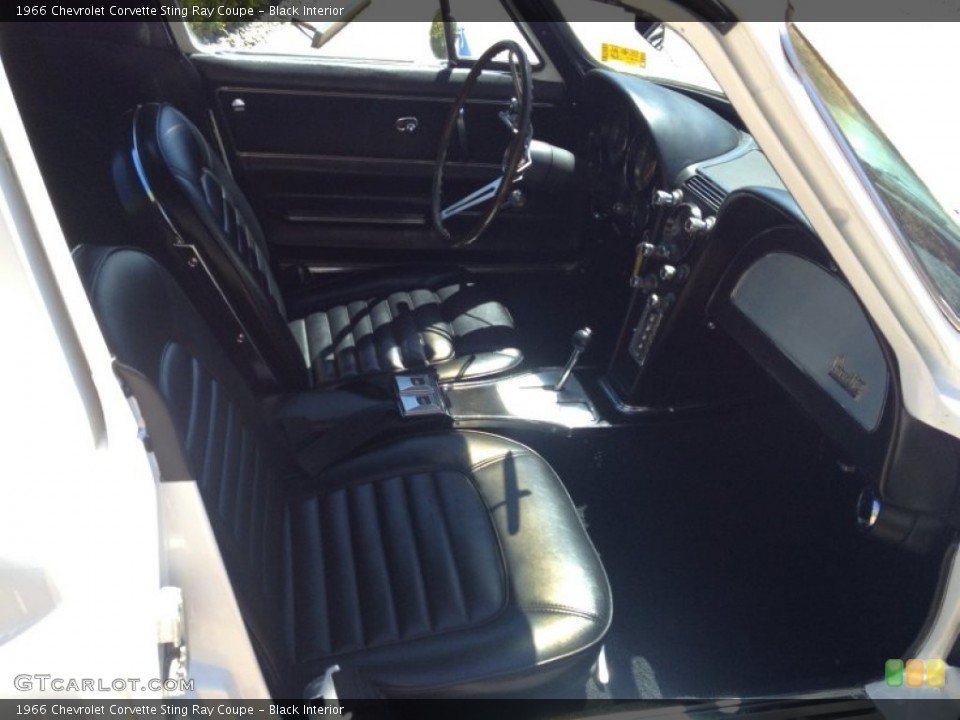 Black Interior Photo for the 1966 Chevrolet Corvette Sting Ray Coupe #80568927