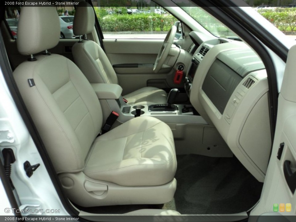 Stone Interior Front Seat for the 2008 Ford Escape Hybrid #80570075