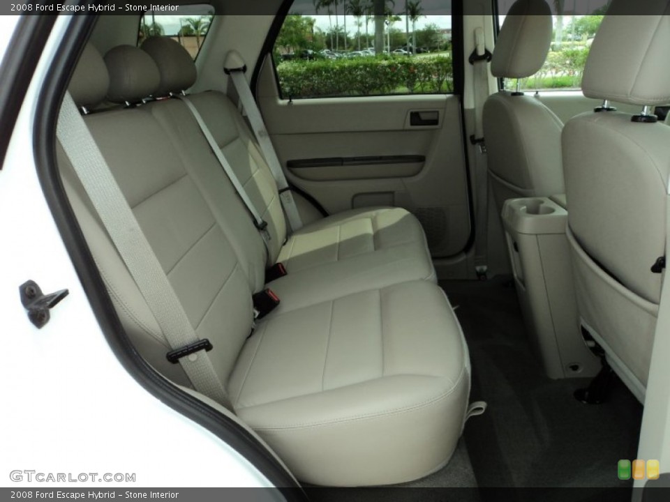 Stone Interior Rear Seat for the 2008 Ford Escape Hybrid #80570125