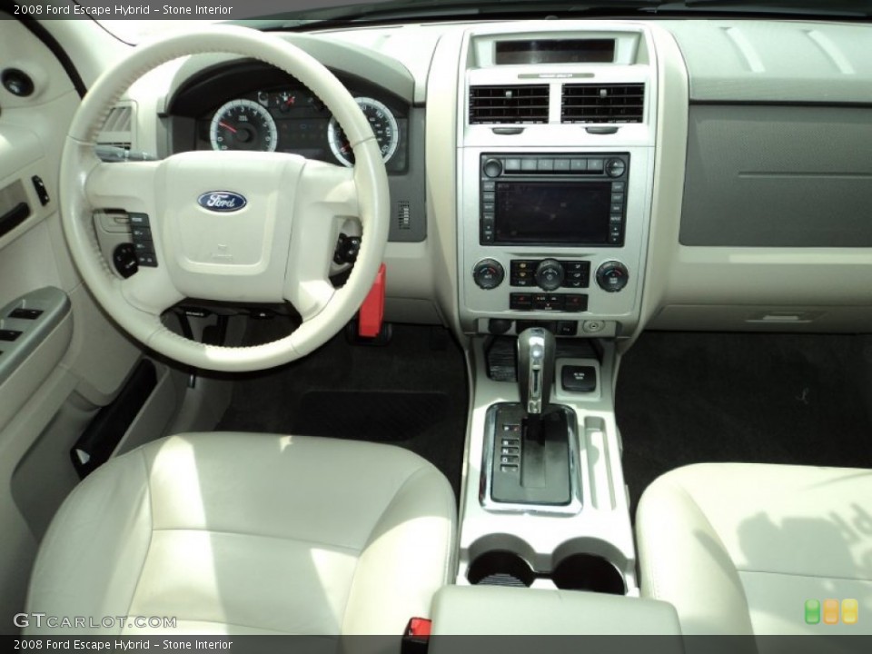 Stone Interior Dashboard for the 2008 Ford Escape Hybrid #80570143