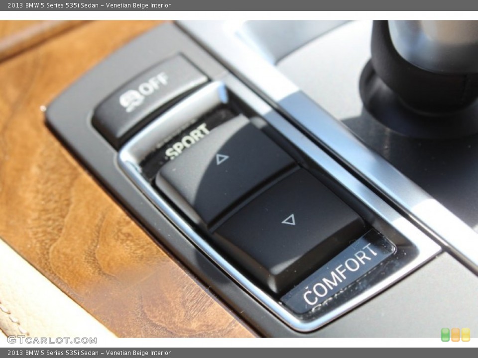Venetian Beige Interior Controls for the 2013 BMW 5 Series 535i Sedan #80570756