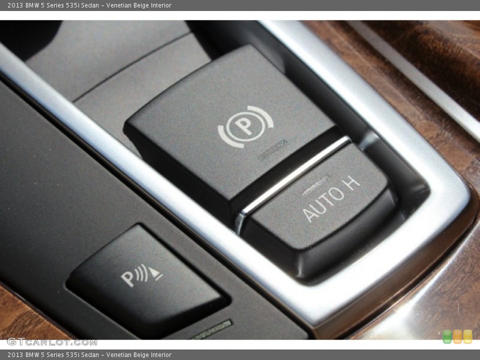 Venetian Beige Interior Controls for the 2013 BMW 5 Series 535i Sedan #80570781