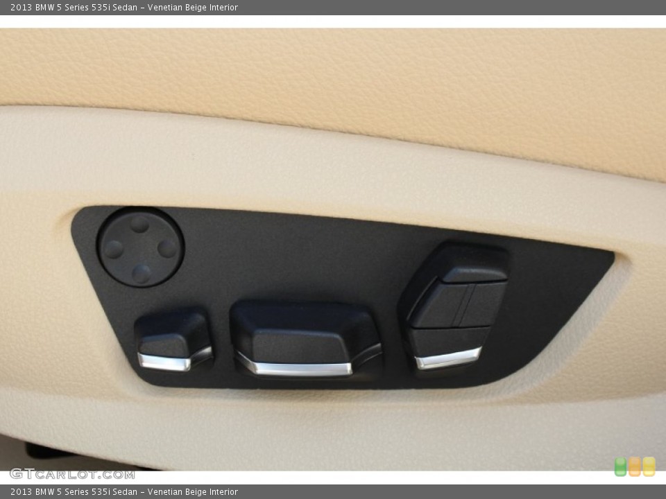 Venetian Beige Interior Controls for the 2013 BMW 5 Series 535i Sedan #80571033
