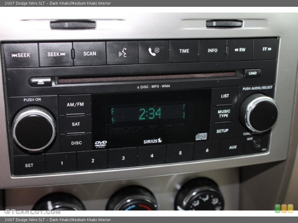 Dark Khaki/Medium Khaki Interior Audio System for the 2007 Dodge Nitro SLT #80572326