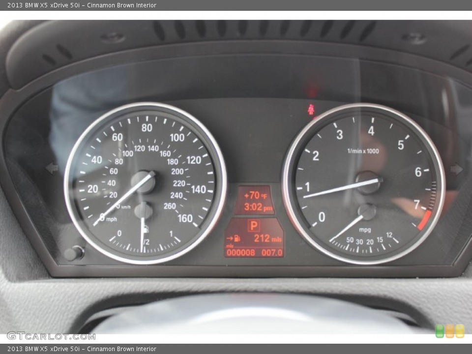 Cinnamon Brown Interior Gauges for the 2013 BMW X5 xDrive 50i #80572483