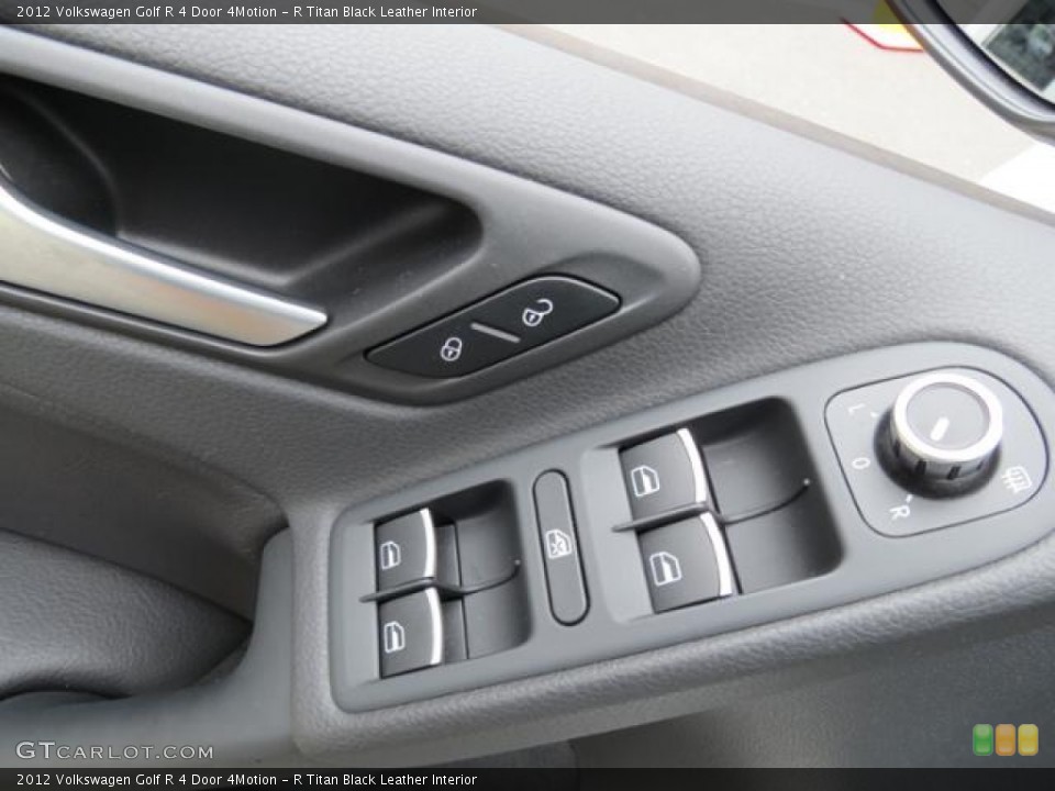 R Titan Black Leather Interior Controls for the 2012 Volkswagen Golf R 4 Door 4Motion #80572639
