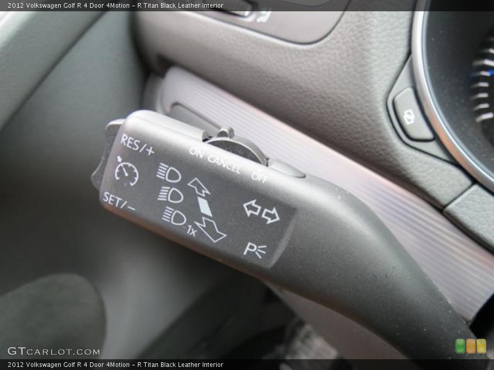 R Titan Black Leather Interior Controls for the 2012 Volkswagen Golf R 4 Door 4Motion #80572838