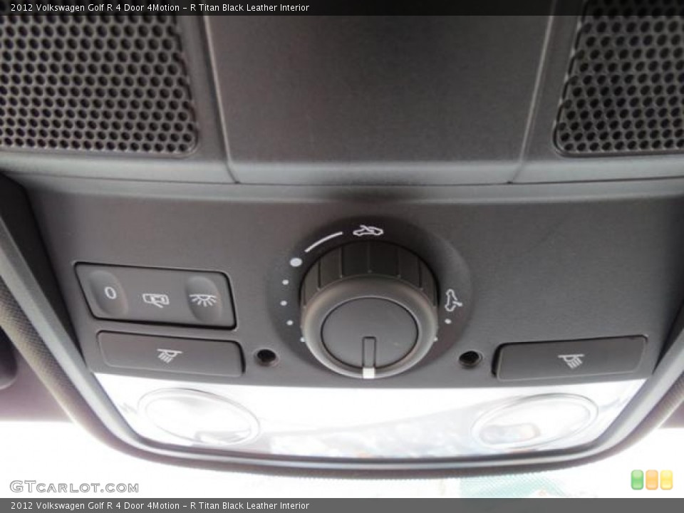 R Titan Black Leather Interior Controls for the 2012 Volkswagen Golf R 4 Door 4Motion #80572909