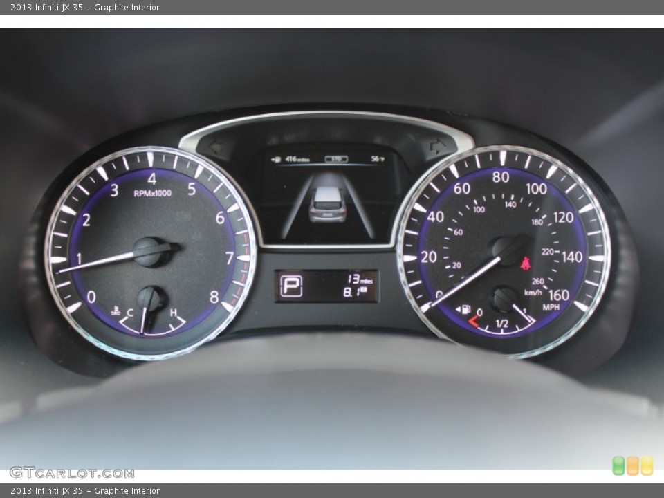 Graphite Interior Gauges for the 2013 Infiniti JX 35 #80575204