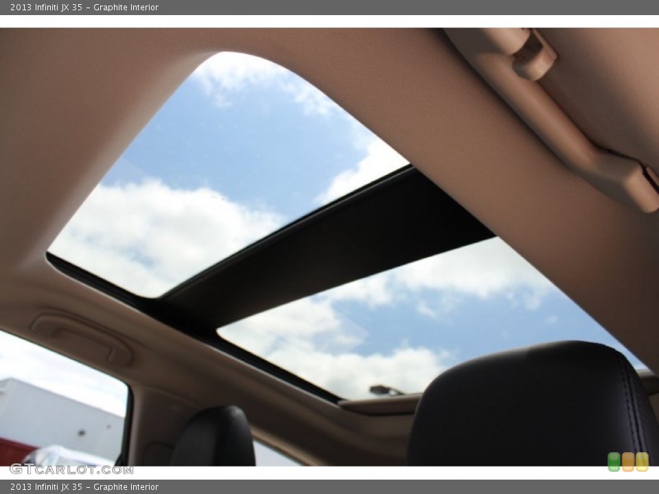 Graphite Interior Sunroof for the 2013 Infiniti JX 35 #80575552
