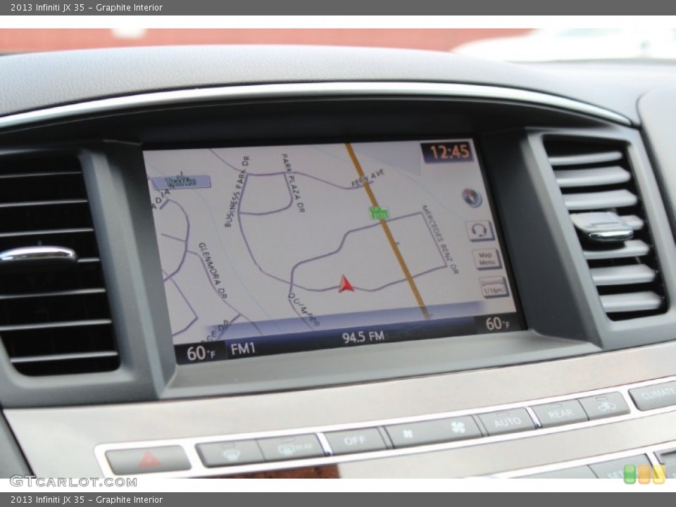 Graphite Interior Navigation for the 2013 Infiniti JX 35 #80575565