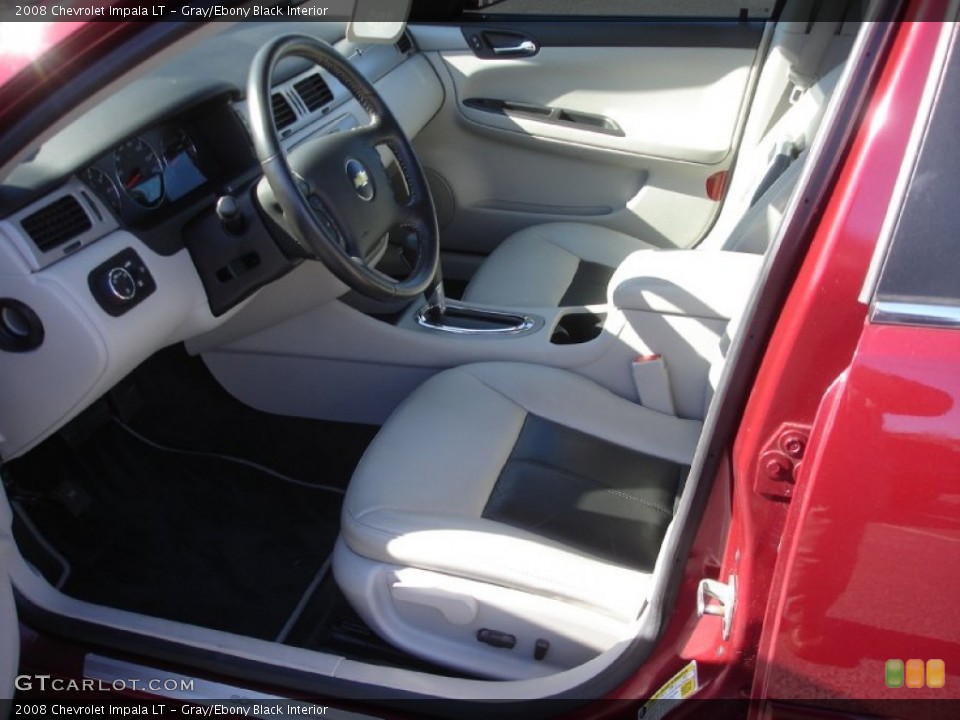 Gray/Ebony Black Interior Photo for the 2008 Chevrolet Impala LT #80575621