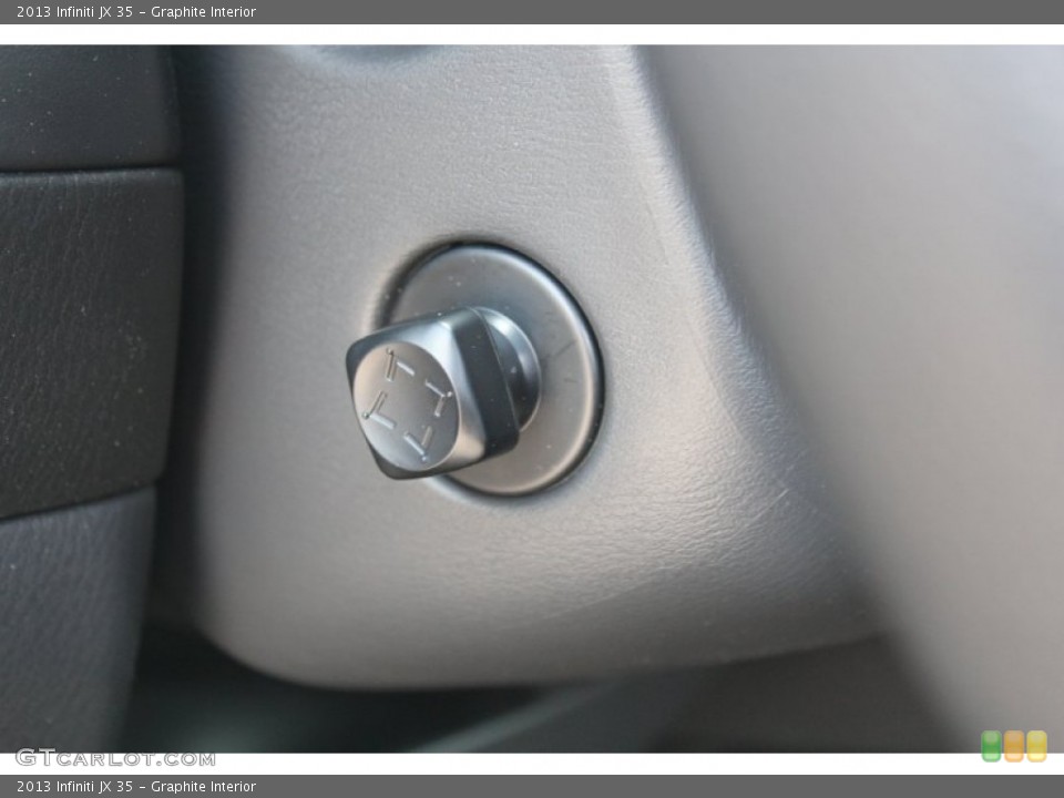 Graphite Interior Controls for the 2013 Infiniti JX 35 #80575761