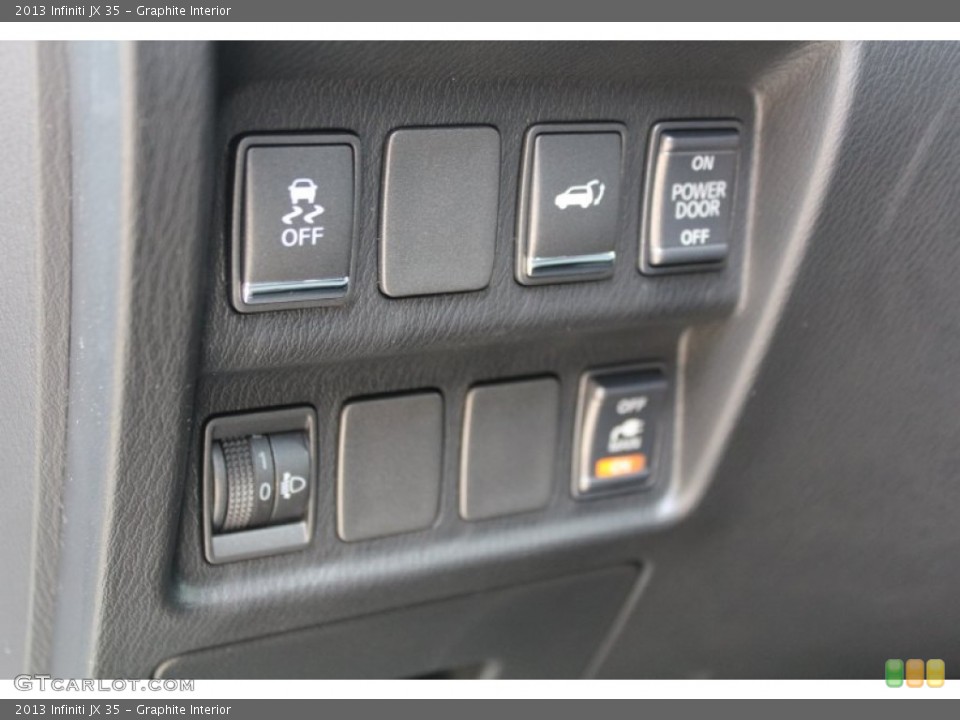Graphite Interior Controls for the 2013 Infiniti JX 35 #80575827