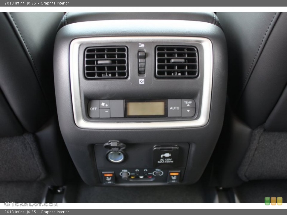 Graphite Interior Controls for the 2013 Infiniti JX 35 #80575852