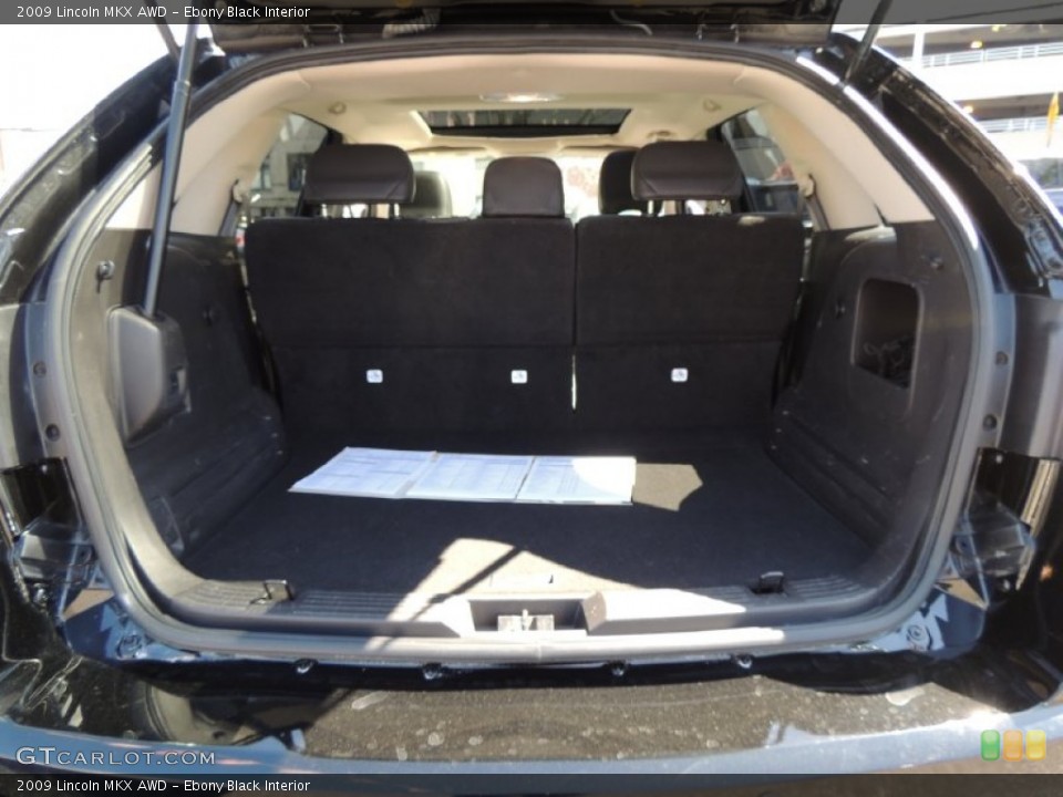 Ebony Black Interior Trunk for the 2009 Lincoln MKX AWD #80577961