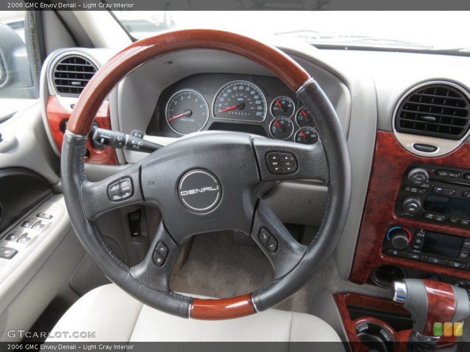 Light Gray Interior Steering Wheel for the 2006 GMC Envoy Denali #80578885