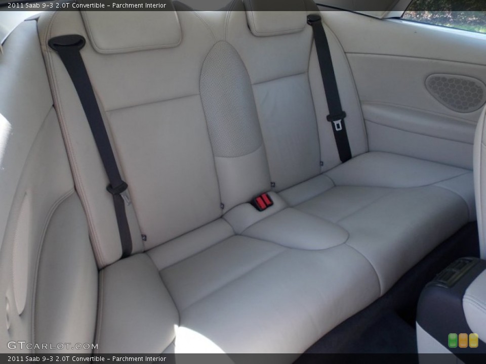 Parchment Interior Rear Seat for the 2011 Saab 9-3 2.0T Convertible #80580216