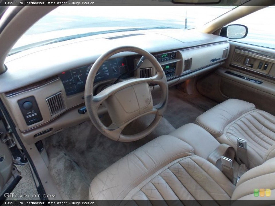 Beige Interior Prime Interior for the 1995 Buick Roadmaster Estate Wagon #80580776