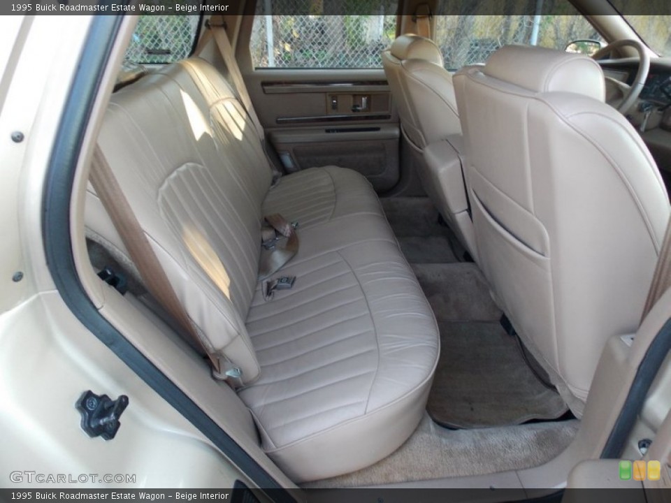Beige Interior Rear Seat for the 1995 Buick Roadmaster Estate Wagon #80581052