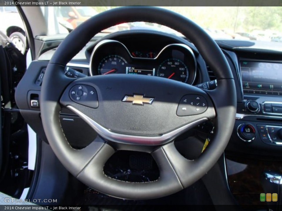 Jet Black Interior Steering Wheel for the 2014 Chevrolet Impala LT #80582851