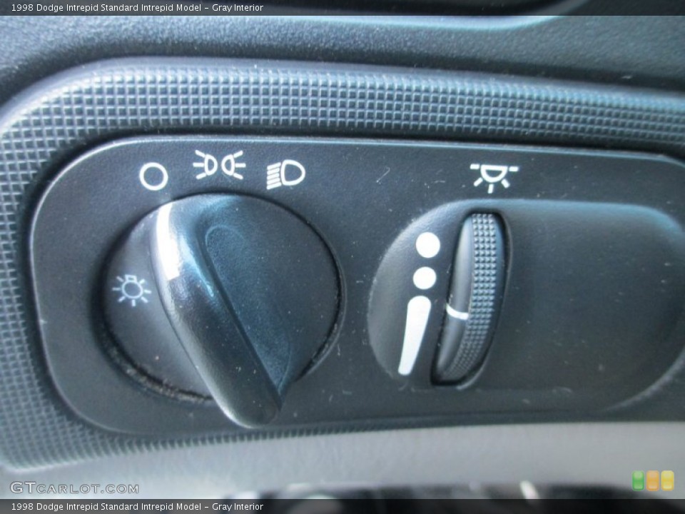 Gray Interior Controls for the 1998 Dodge Intrepid  #80584184