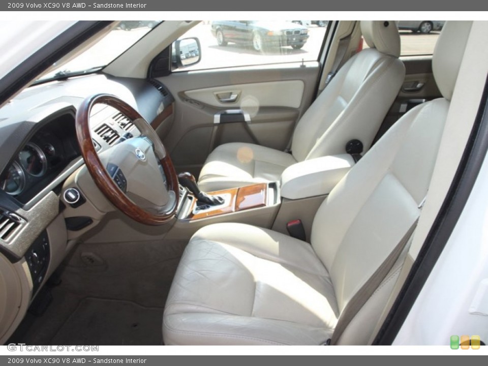 Sandstone Interior Front Seat for the 2009 Volvo XC90 V8 AWD #80584544