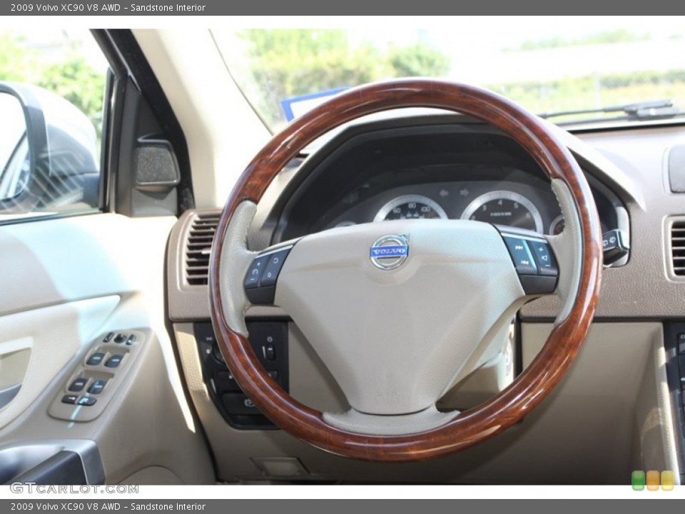 Sandstone Interior Steering Wheel for the 2009 Volvo XC90 V8 AWD #80584645