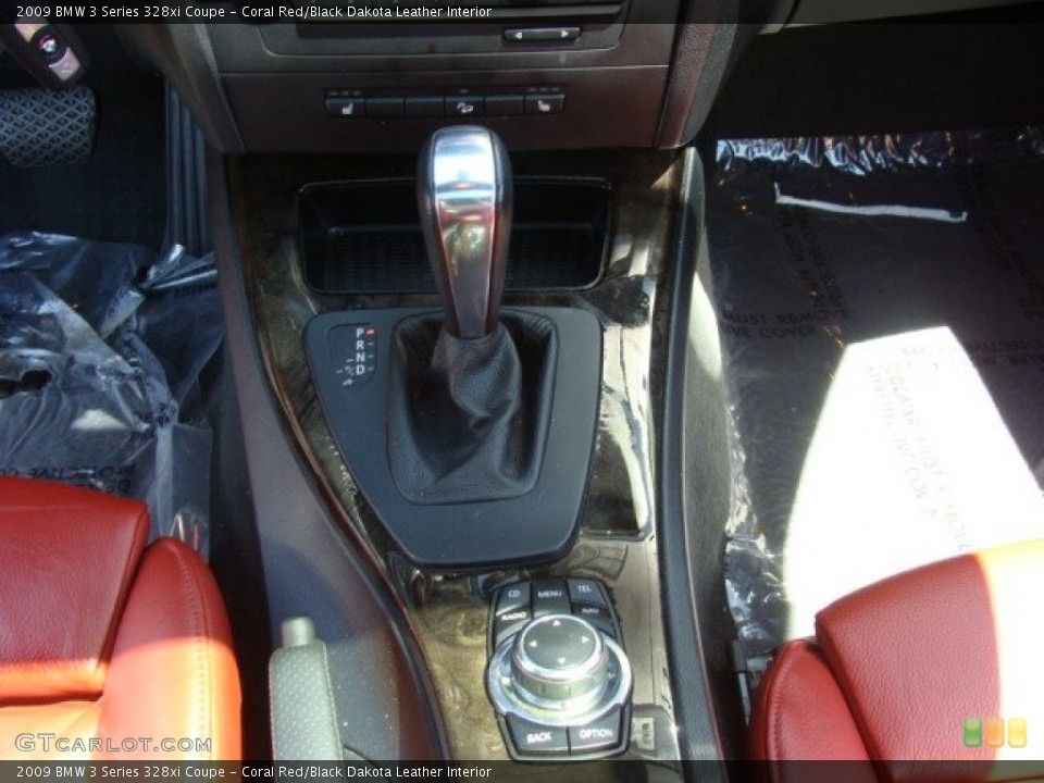 Coral Red/Black Dakota Leather Interior Transmission for the 2009 BMW 3 Series 328xi Coupe #80584810