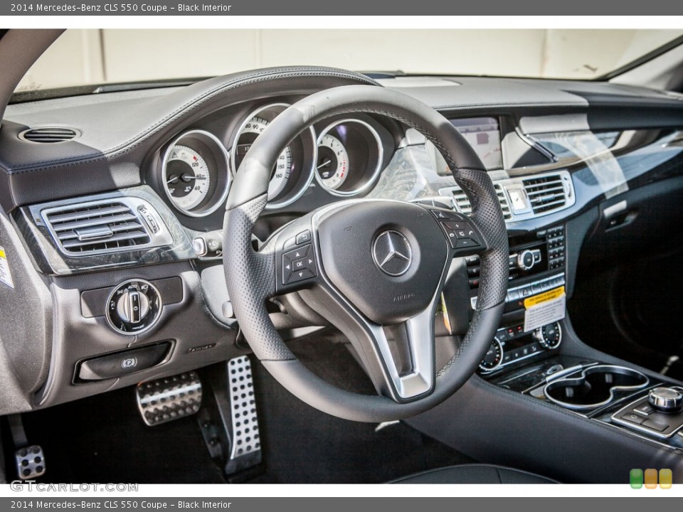 Black Interior Dashboard for the 2014 Mercedes-Benz CLS 550 Coupe #80585158