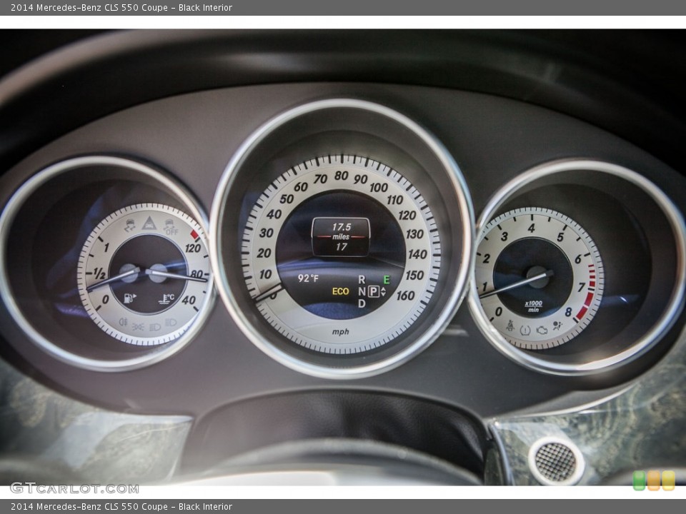 Black Interior Gauges for the 2014 Mercedes-Benz CLS 550 Coupe #80585181