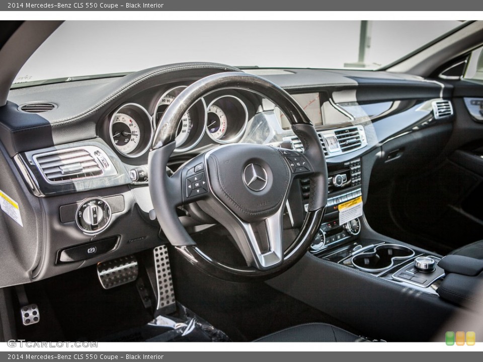 Black Interior Dashboard for the 2014 Mercedes-Benz CLS 550 Coupe #80585462