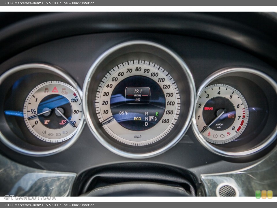 Black Interior Gauges for the 2014 Mercedes-Benz CLS 550 Coupe #80585829