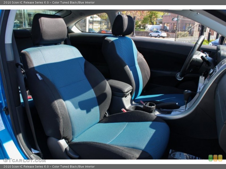 Color Tuned Black/Blue Interior Photo for the 2010 Scion tC Release Series 6.0 #80586021