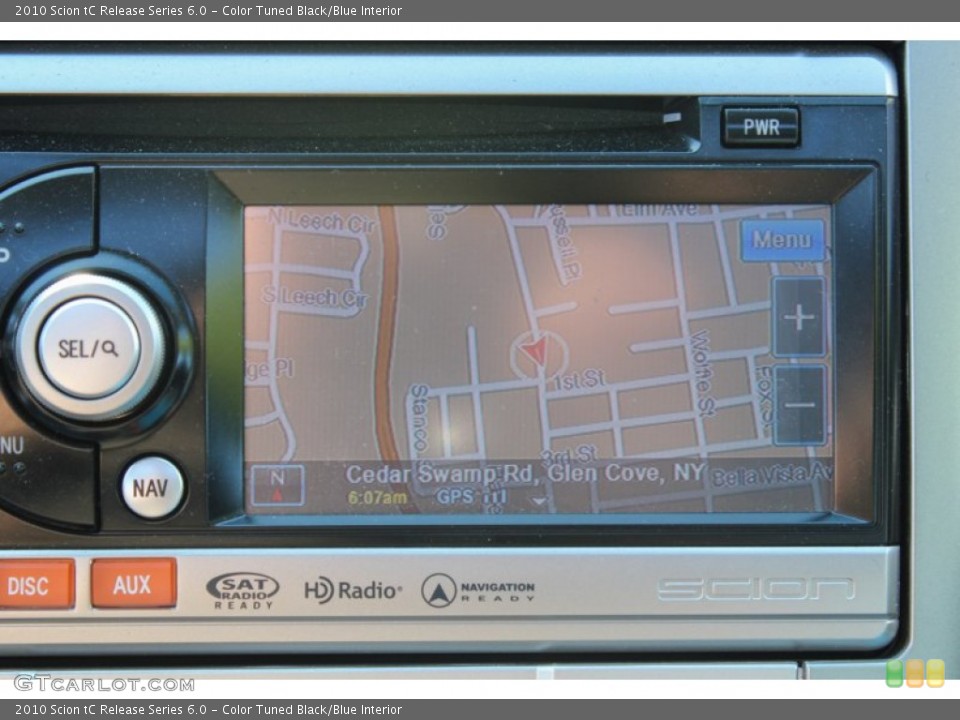 Color Tuned Black/Blue Interior Navigation for the 2010 Scion tC Release Series 6.0 #80586091