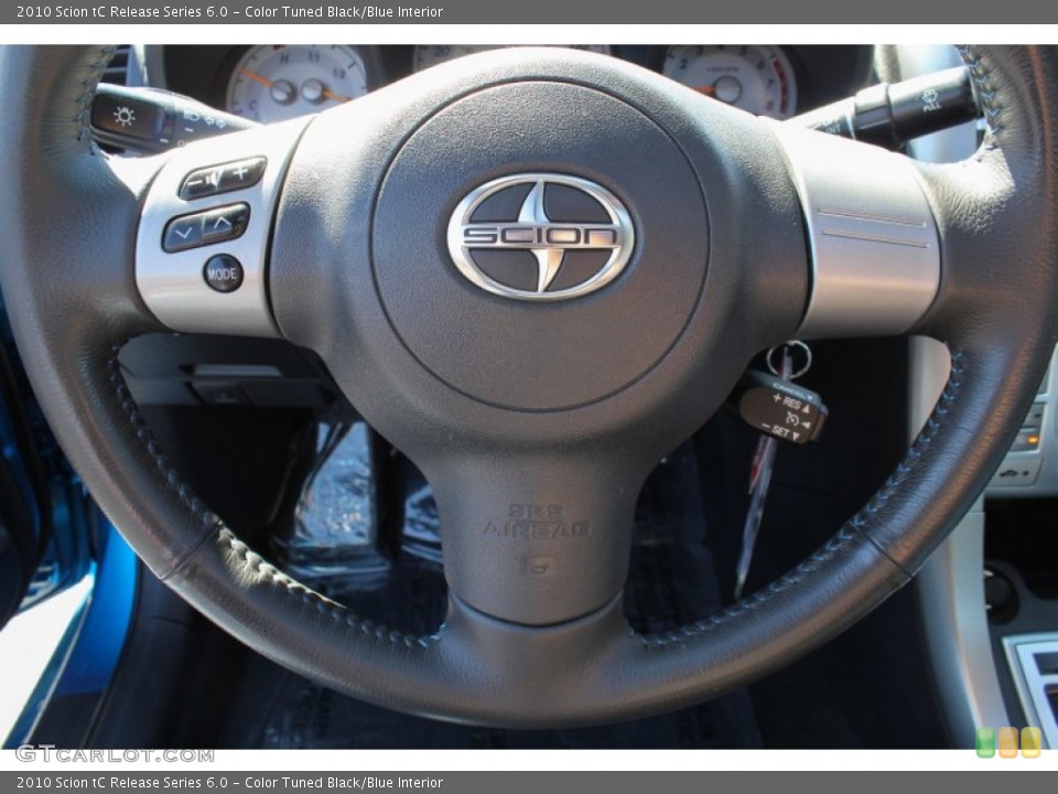 Color Tuned Black/Blue Interior Steering Wheel for the 2010 Scion tC Release Series 6.0 #80586138