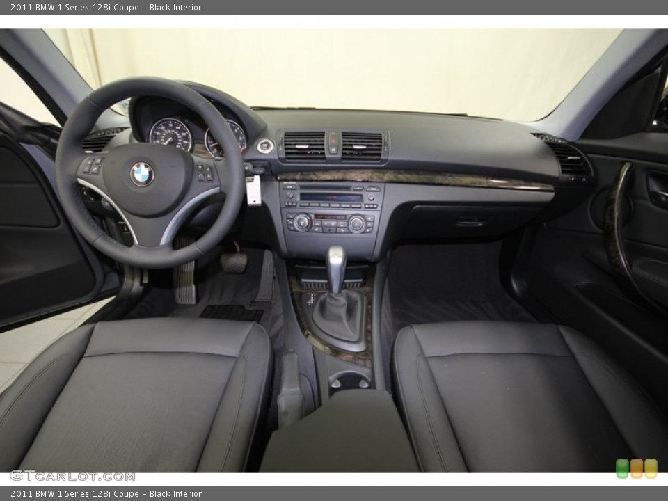 Black Interior Dashboard for the 2011 BMW 1 Series 128i Coupe #80588367