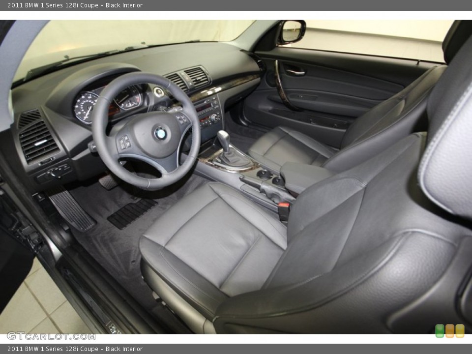 Black Interior Front Seat for the 2011 BMW 1 Series 128i Coupe #80588536