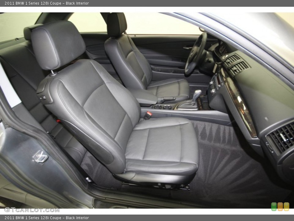 Black Interior Front Seat for the 2011 BMW 1 Series 128i Coupe #80588871