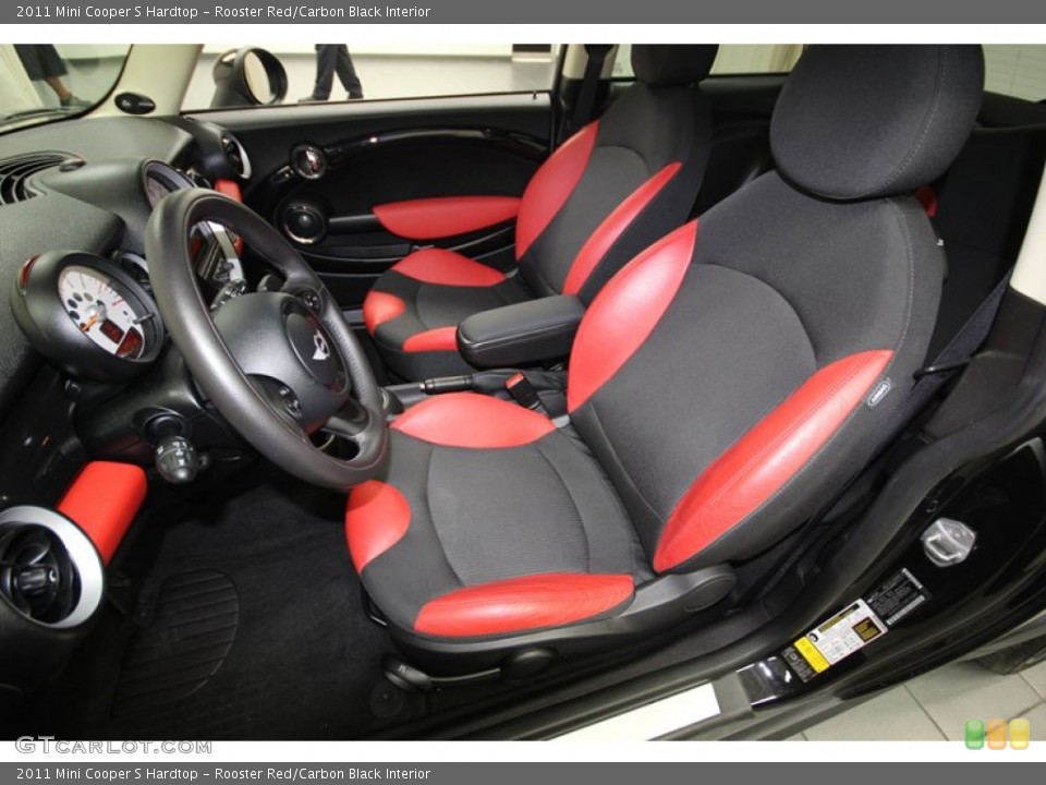 Rooster Red/Carbon Black Interior Photo for the 2011 Mini Cooper S Hardtop #80588985