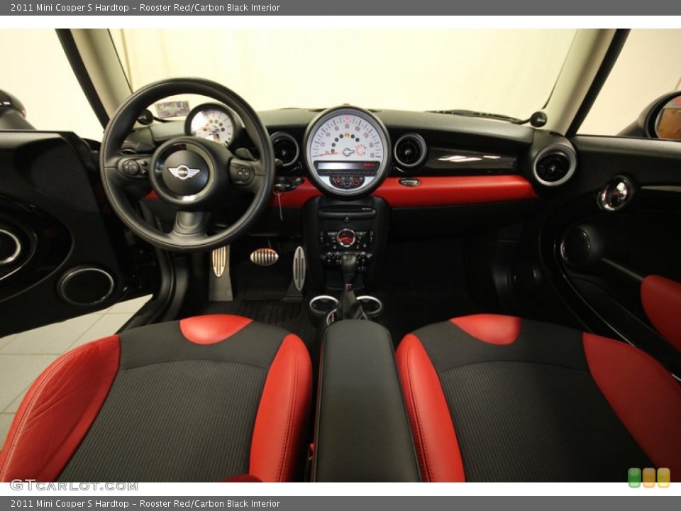 Rooster Red/Carbon Black Interior Dashboard for the 2011 Mini Cooper S Hardtop #80588997