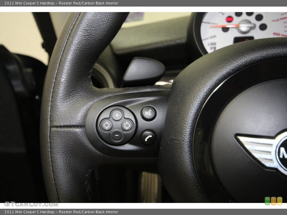 Rooster Red/Carbon Black Interior Controls for the 2011 Mini Cooper S Hardtop #80589271